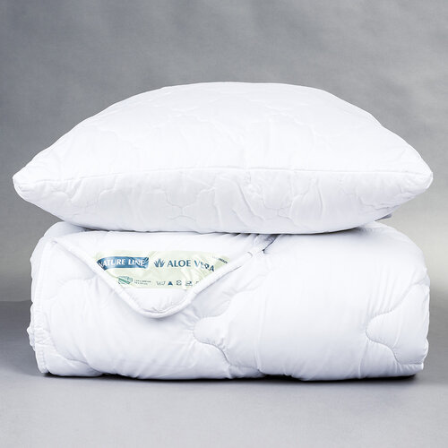 Komplet odeje in vzglavnikov Natur Line - AloeVera, 140 x 200 cm, 70 x 90 cm