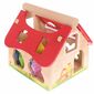 Ecotoys Vkladací domček so zvieratkami, 21 x 19 x 19 cm