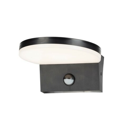 Rabalux 77119 kinkiet zewnętrzny z czujnikiem LED Batida, czarny