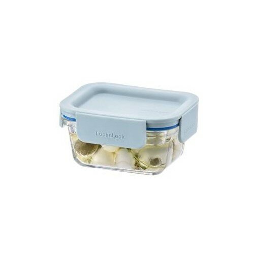LOCKnLOCK Cutie de sticlă dreptunghiulară CLEAR,160 ml, mentă