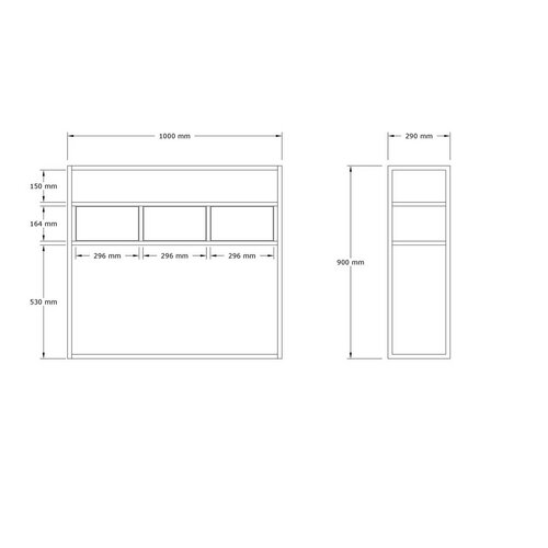 Stolik do odkładania Guarda Travertine and Gold