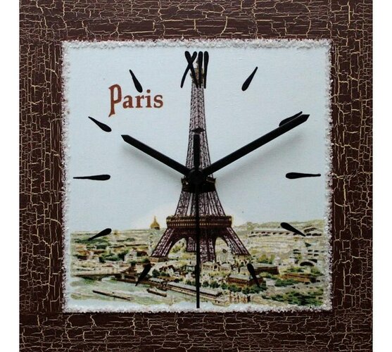 Nástěnné hodiny Eiffelovka