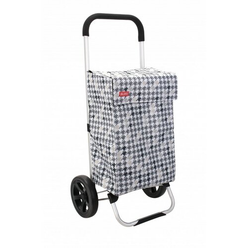 Einkaufstrolley Granada retro, Schwarz und Weiß