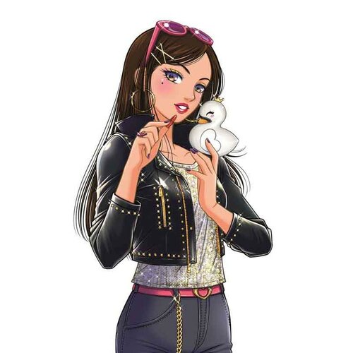 Clementoni Набір для макіяжу Crazy Chic, лебідь,27 x 22 x 5 см