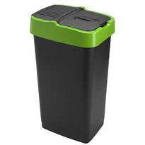 Heidrun Odpadkový koš 60 l, se zeleným pruhem Heidrun Odpadkový koš 60 l, se zeleným pruhem