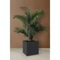 Ghiveci cu auto-udare Flower Lover CubicoStone antracit, 27 cm