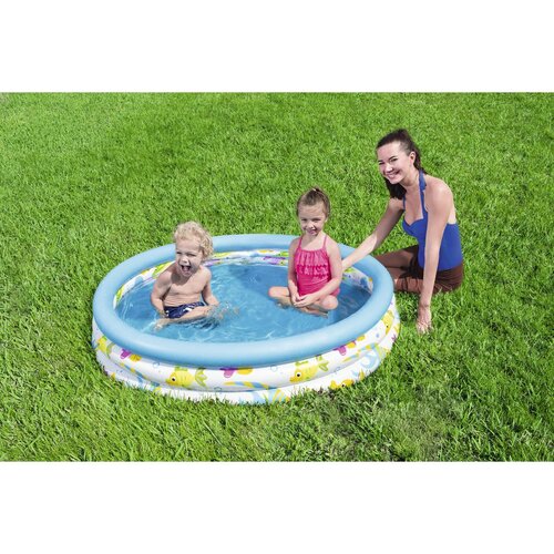 Bestway Napihljiv bazen Korál, premer 122 cm,višina 25 cm
