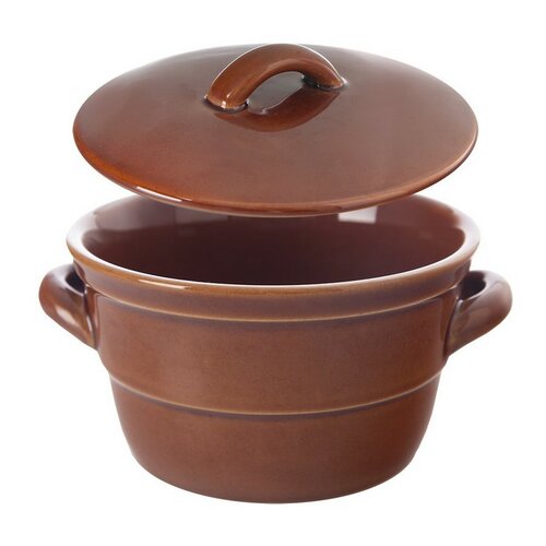 Orion Керамічна каструля для смаження сала з кришкою, 0,7 л