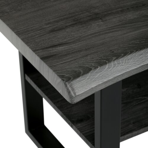 Couchtisch 120 x 60 cm, Eiche grau