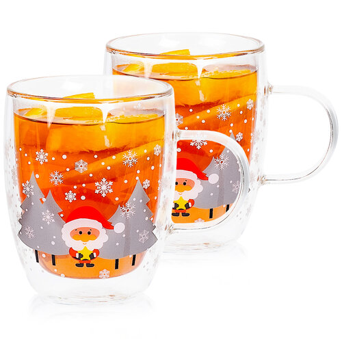 4Home Termo pohár Mug Santa Hot&Cool 270 ml,  2 ks