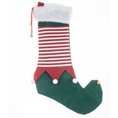 Ciorap de Crăciun Altom Elf verde 50 cm