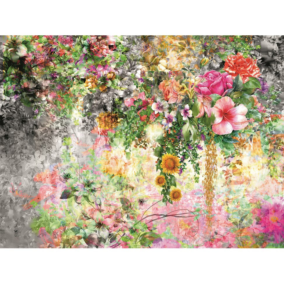 AG Art Fototapeta XXL Květinová zahrada 360 x 270 cm, 4 díly