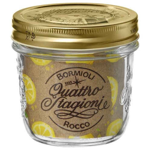 Bormioli Rocco Zaváraí pohár s viečkom Quattro Stagioni Wide Mouth, 200 ml