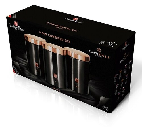 Berlinger Haus 3-delni set posod Black RoseCollection