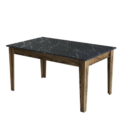 Jedálenský stôl Milan Walnut and Black