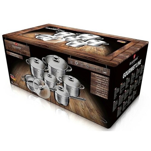 Blaumann 12 részes edénykészlet Gourmet Line