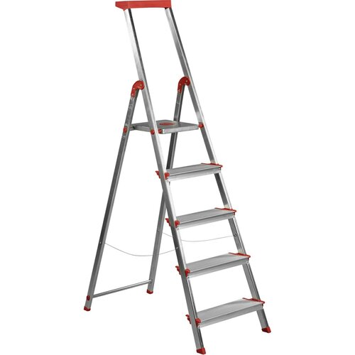 Rolser Aluminiowe schodki Brico profi zastosowanieEN131, 5 stopni