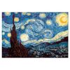 Puzzle EDUCA 1000 dielikov - V. van Gogh, Hviezdna, viacfarebná