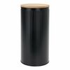 Blechdose mit Bambusdeckel Black 1,6 l , D. 10,8 cm