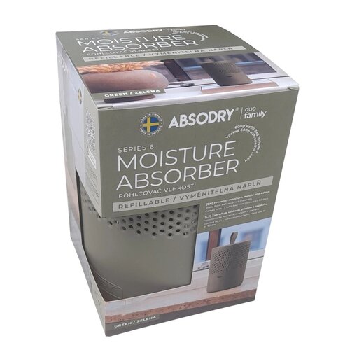 Everbrand Moisture Absorber Absodry Duo családizsák 6-sorozat, 50 m3-ig, zöld