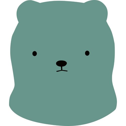 Lamart LT9127 Набір чашок з 2 предметів Bear Vaso, 250 мл, зелений