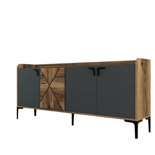 Schrank Venedik Walnut and Anthracite
