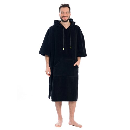 Towee Surf poncho MONO fekete, 80 x 115 cm