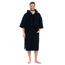 Towee Surf poncho MONO fekete, 80 x 115 cm