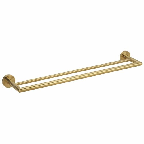 Sapho XR401GB X-Round Gold dvojitý držák ručníkov60 x 12 cm, zlatá
