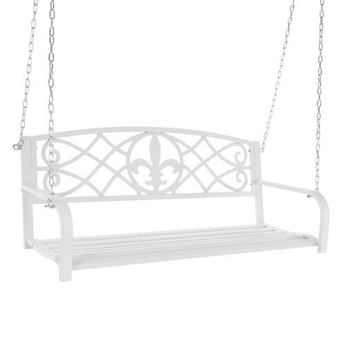 Huśtawka ogrodowa, biała, ABEA