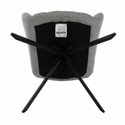 Scaun pivotant KOMODO, gri