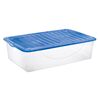 Tontarelli Dodo Stock-Box s pokrovom 27 l,prozoren/modra
