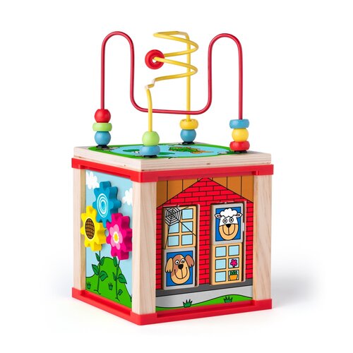 Woody Didaktická kocka s magickými kolečky