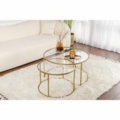 Set de măsuțe de cafea Aurum Gold 80 cm, 2buc.