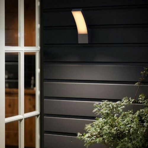 Lampă de perete Philips SPLAY UltraEfficient LED pentru exterior cu LED-uri 3,8W 2700K, antracit