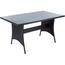 Fieldmann FDZN 6005-PR polyratanový stôl, 145 x 85 x 72 cm
