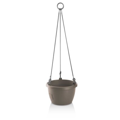 Gardenico Selbstbewässernde Ampel Marina Taupe, Durchmesser 30 cm