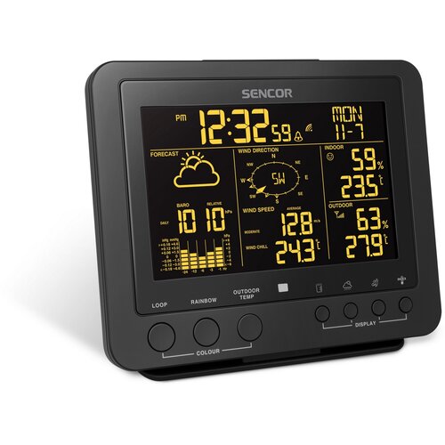 Sencor SWS 9700 Professionelle Wetterstation mitFunksensor 5-in-1