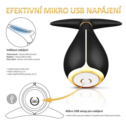 Vigan Mammoth Elektroniczny masażer przeciwzmarszczkowy Lady ONE Golden Edition