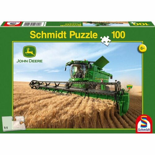 Schmidt Puzzle John Deere kombájn S690, 100 részes