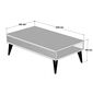 Couchtisch Milan Walnut Black