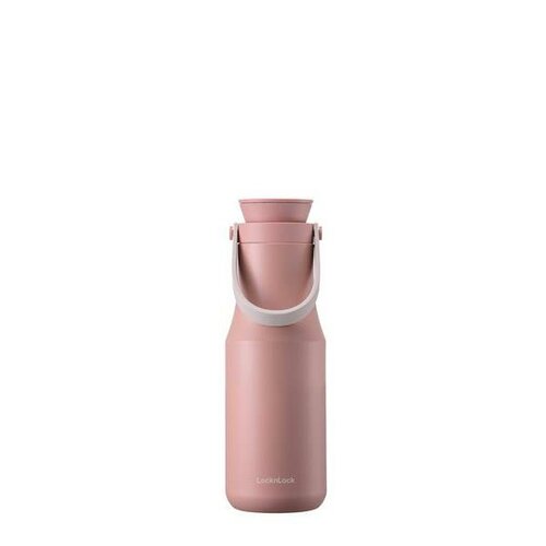 LOCKnLOCK Metro termosz palack, 470 ml, rózsaszín