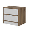 Noční stolek Elina Walnut White