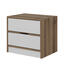 Noční stolek Elina Walnut White