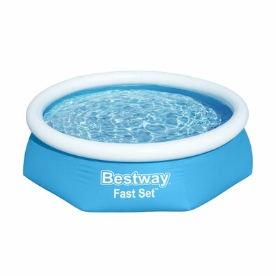 Bestway 57448 Aufblasbarer Pool Fast Set , 244 x 61 cm