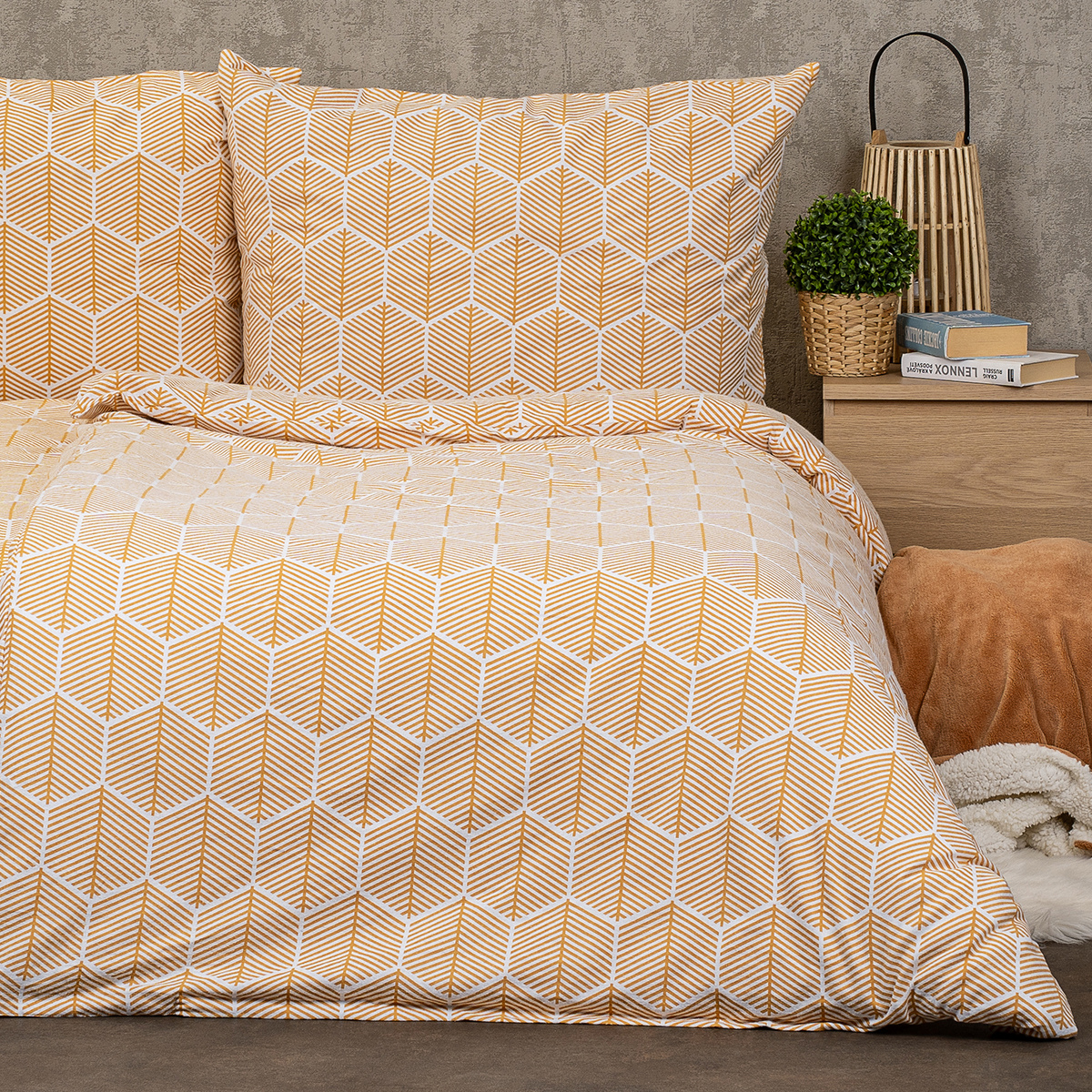 4Home Honey flanel ágyneműhuzat, 140 x 220 cm, 70 x 90 cm, 140 x 220 cm, 70 x 90 cm termék 2. képe