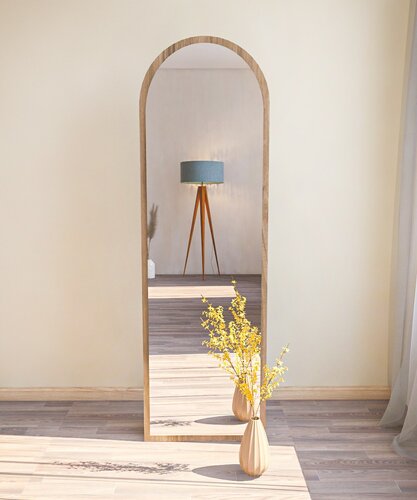 Lustro Emma Walnut 50 x 160 cm