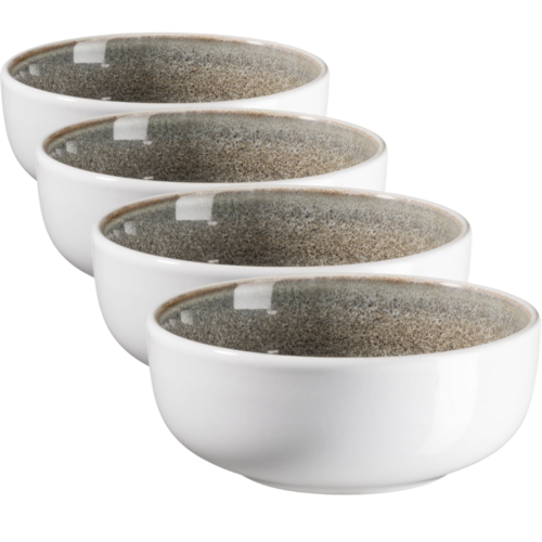 Mäser Set de boluri Lunaria Brown 12 cm, 4 buc.