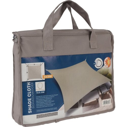 Senčnik z UV filtrom 50+, barva taupe, 3 x 3 m