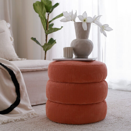 Polsterhocker Boum Vermilion